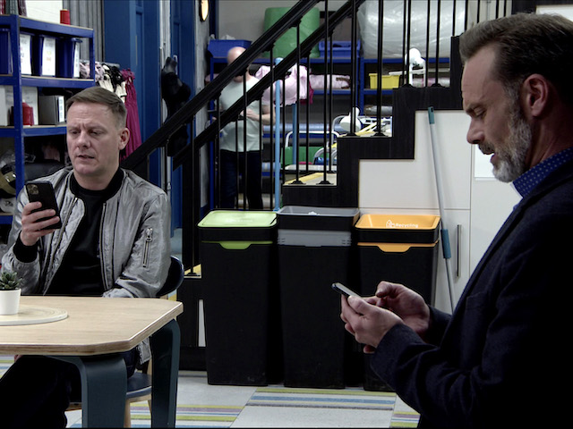 Billy and Sean on Coronation Street on August 28, 2020