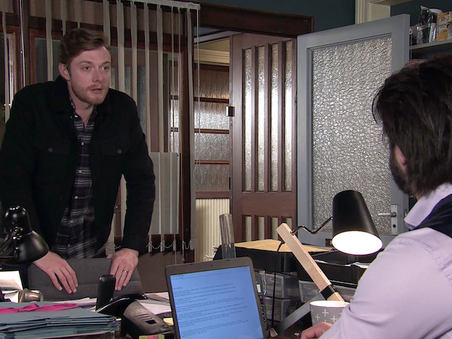 Daniel and Adam on Coronation Street on August 31, 2020