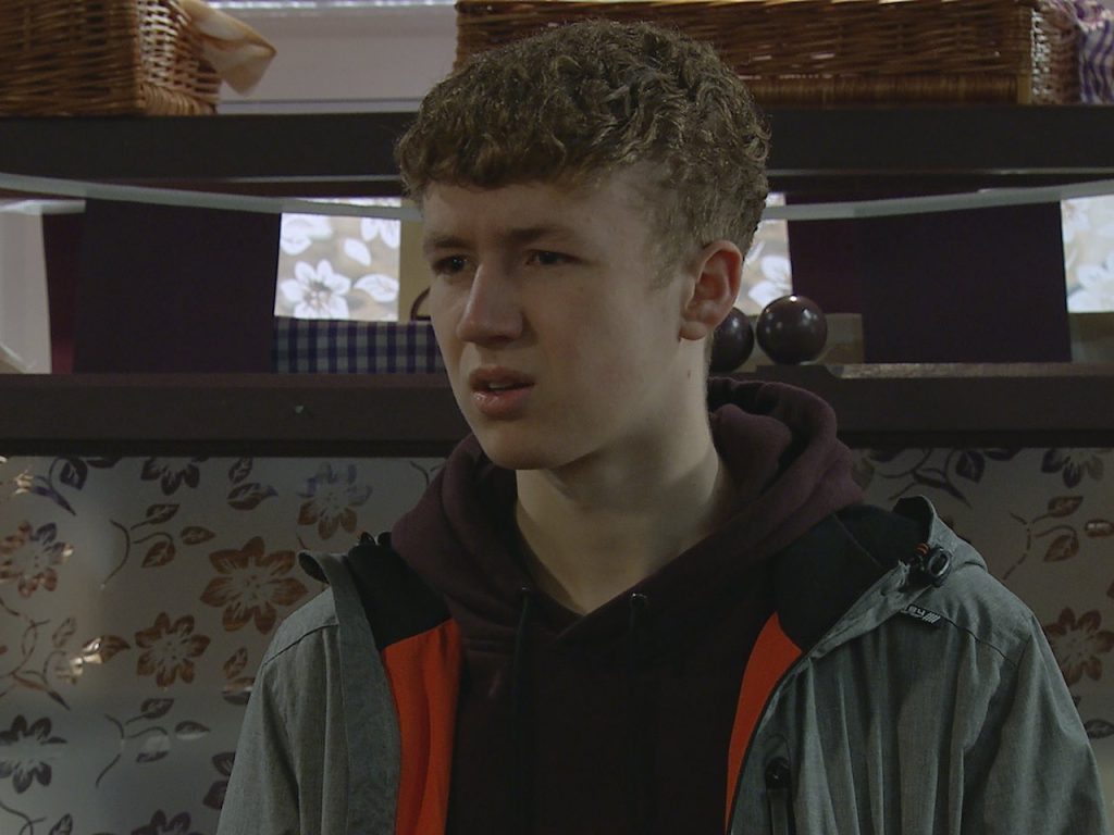 Noah on Emmerdale on March 16, 2022