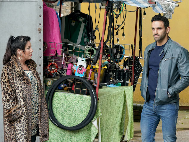 Kat and Kush on EastEnders on November 16, 2020