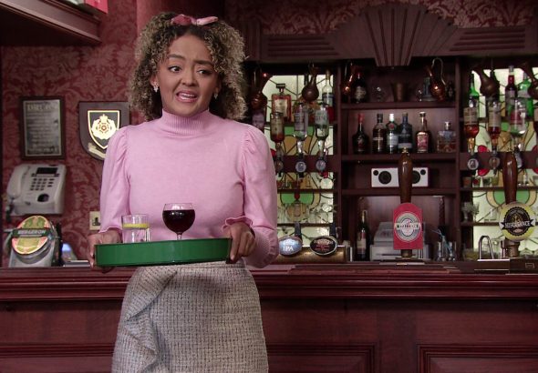 Alexandra Mardell as Emma Brooker on Coronation Street