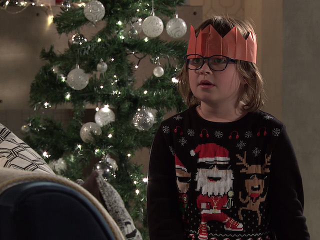 Sam on Coronation Street on December 23, 2020