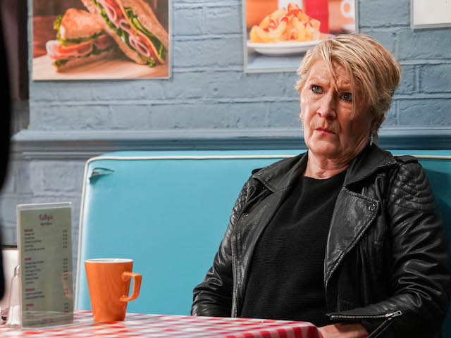 Shirley on EastEnders on January 11, 2021