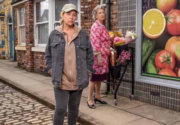Cassie and Evelyn on Coronation Street on June 28, 2023