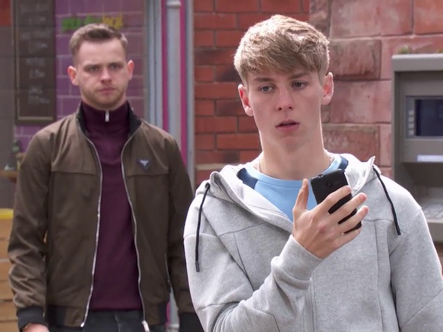 Jordan and Sid on Hollyoaks on November 11, 2020