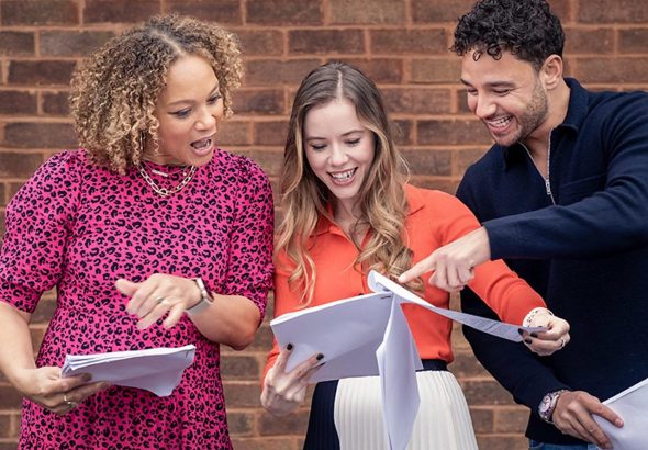 Angela Griffin, Katie Griffiths and Adam Thomas in Waterloo Road