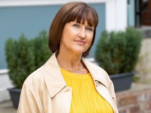 Angela Lonsdale as Gill in Hollyoaks