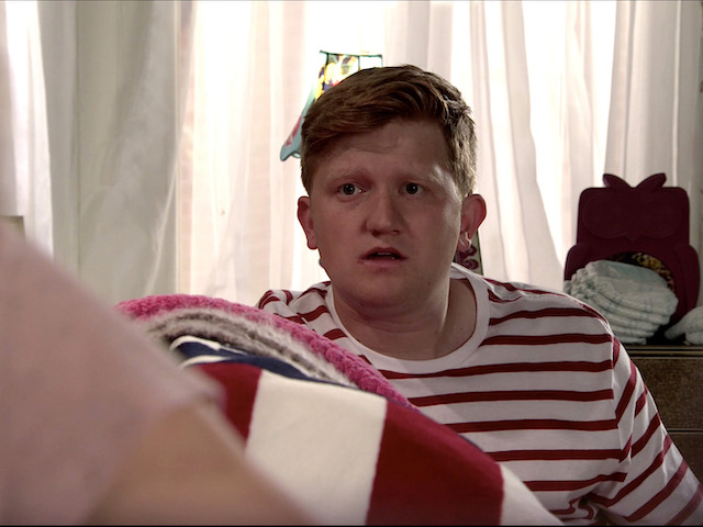 Chesney and Gemma on Coronation Street on August 14, 2020