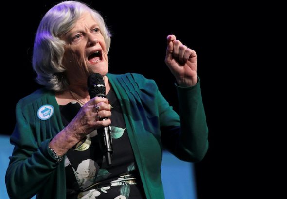 Ann Widdecombe pictured on May 7, 2019