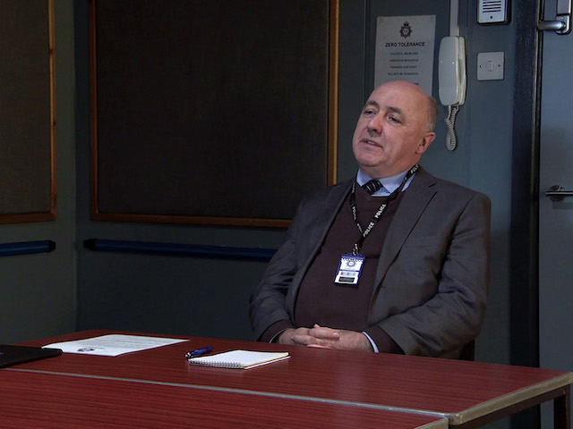 DS Willets on Coronation Street on December 23, 2020
