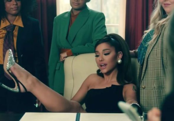 Ariana Grande in the Positions music video