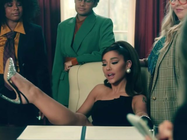 Ariana Grande in the Positions music video