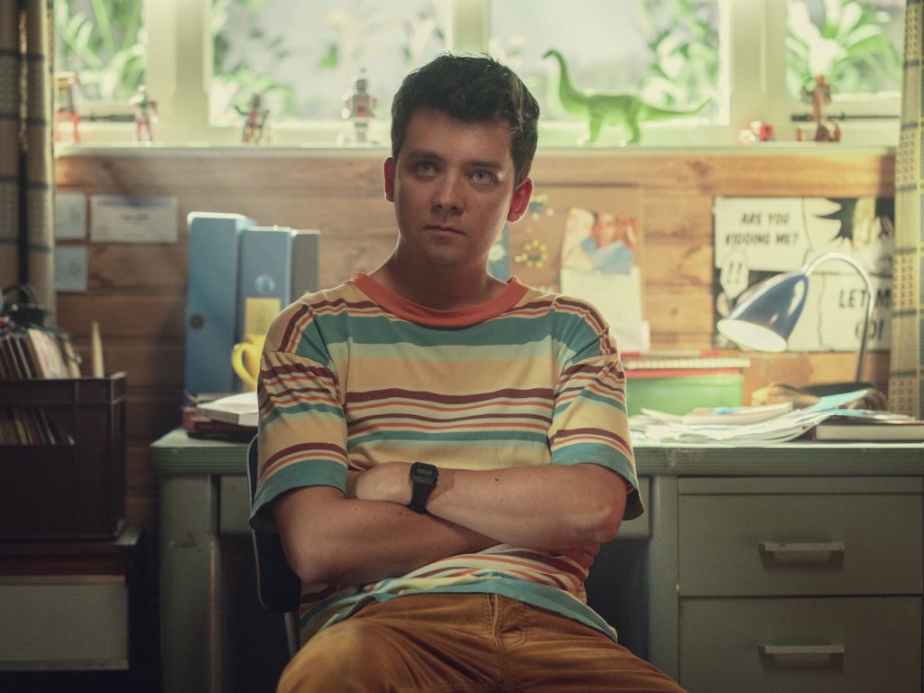 Asa Butterfield as Otis Milburn in Sex Education