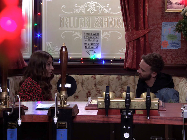 David and Daisy on Coronation Street on December 23, 2020
