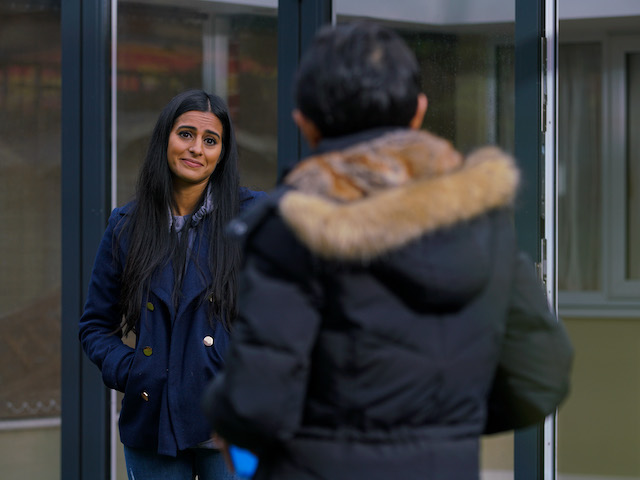 Alya and Yasmeen on Coronation Street on January 18, 2021