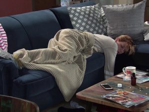 Leanne lies unconscious on Coronation Street on January 8, 2021