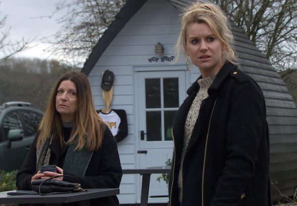 Harriet, Dawn and Will on Emmerdale on January 14, 2021