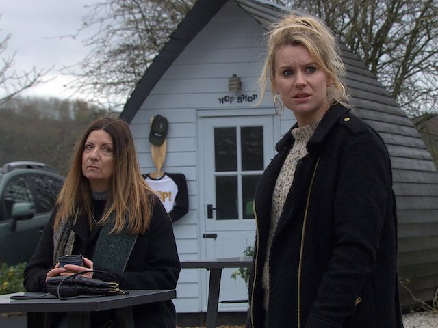 Harriet, Dawn and Will on Emmerdale on January 14, 2021