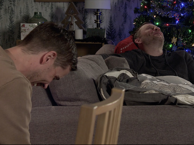 Paul and Todd on Coronation Street on December 16, 2020