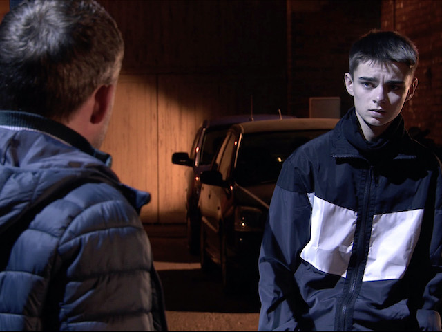 Paul and Will on Coronation Street on December 18, 2020