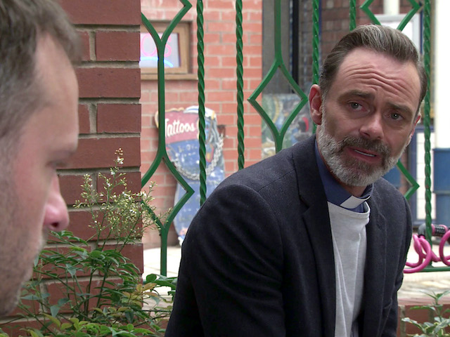 Billy and Paul on Coronation Street on September 14, 2020