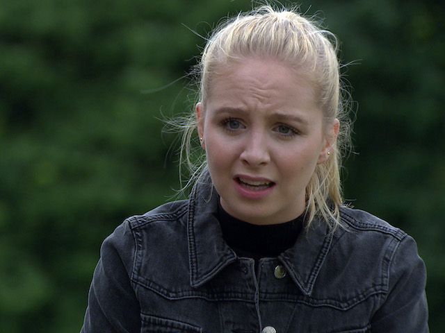 Belle on Emmerdale on August 10, 2020