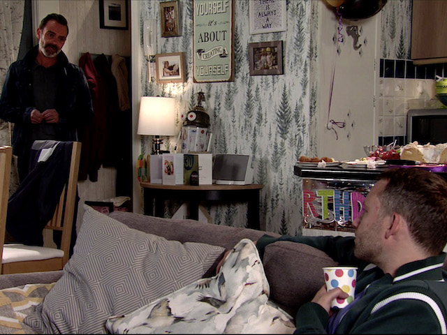 Billy and Paul on Coronation Street on August 26, 2020