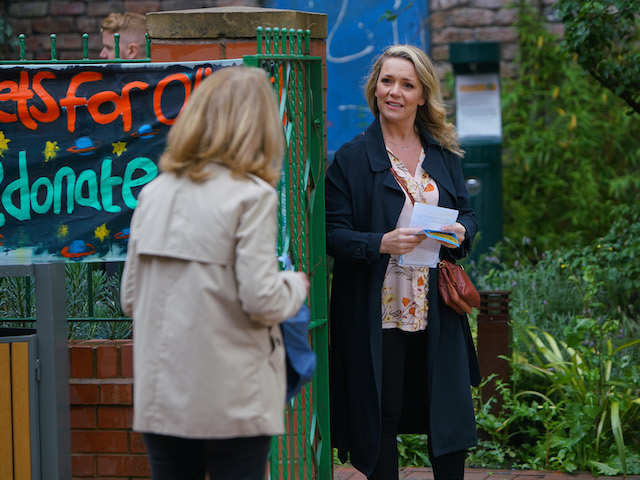 Gail and Natasha on Coronation Street on October 21, 2020