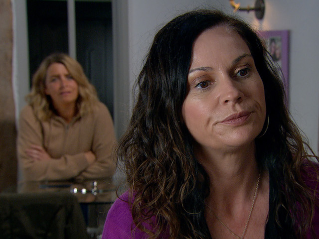 Chas and Charity on Emmerdale on November 5, 2020
