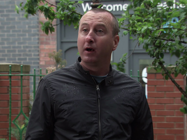 Kirk on Coronation Street on September 18, 2020
