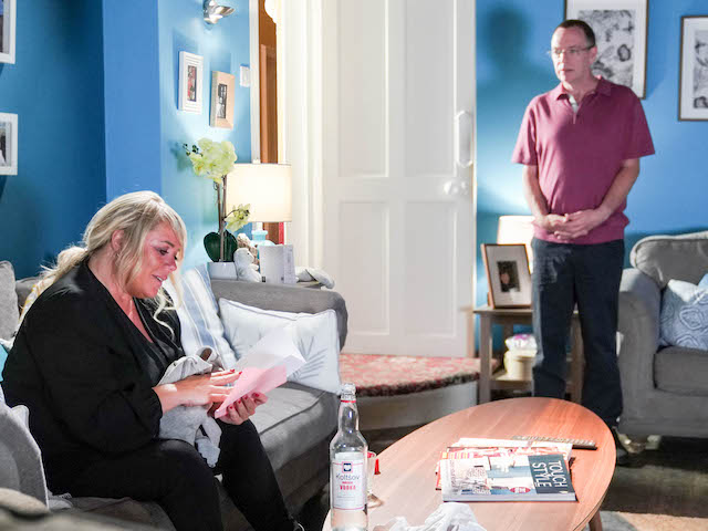 Sharon and Ian on EastEnders on October 23, 2020