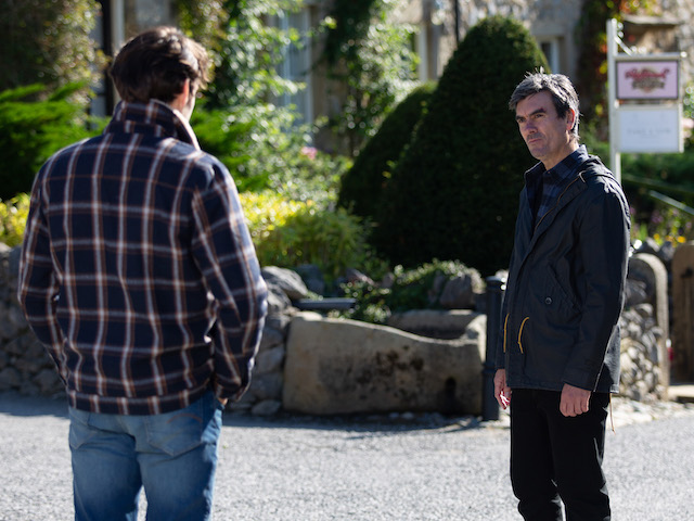 Cain and Mackenzie on Emmerdale on November 2, 2020