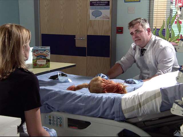 Steve and Leanne on Coronation Street on November 13, 2020