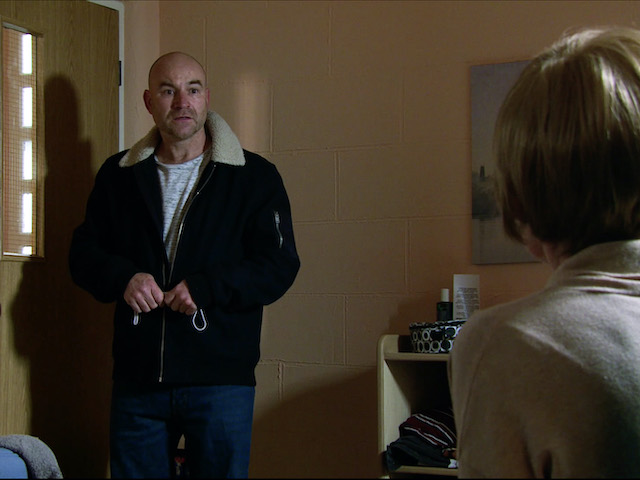 Tim and Elaine on Coronation Street on December 2, 2020