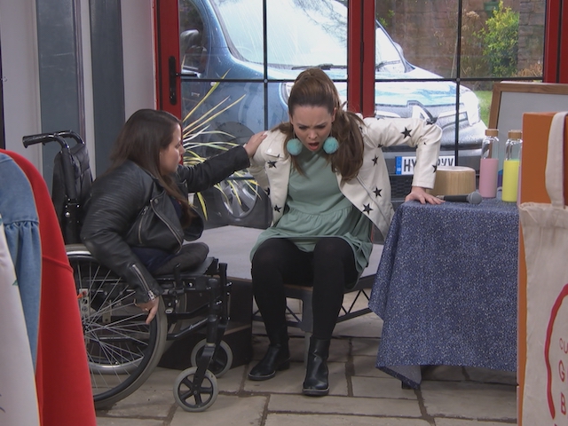 Sienna helps Liberty as she goes into labour on Hollyoaks on September 23, 2020