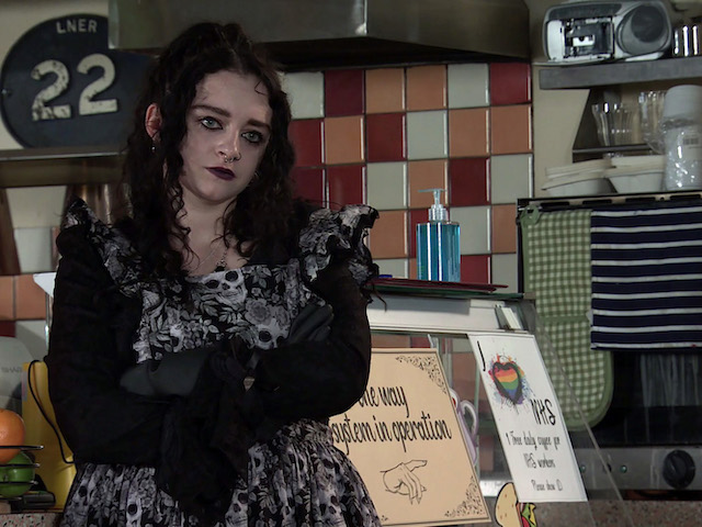 Nina on Coronation Street on September 30, 2020