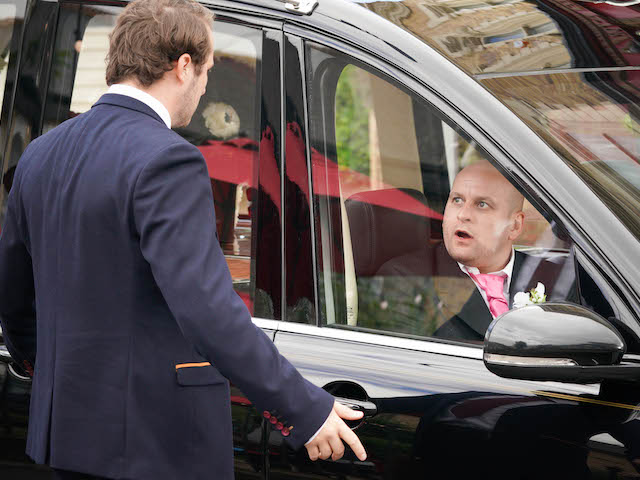 Stuart and Callum on EastEnders on September 29, 2020