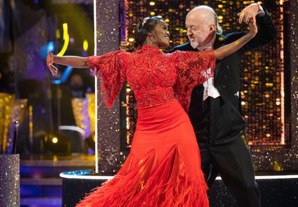 **LIVE SHOW** Oti Mabuse and Bill Bailey in Strictly Come Dancing