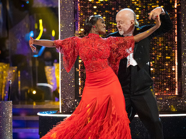**LIVE SHOW** Oti Mabuse and Bill Bailey in Strictly Come Dancing