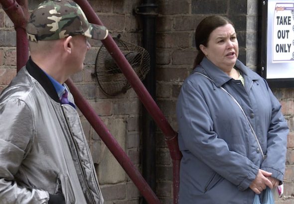 Mary, Sean and Billy on Coronation Street on August 19, 2020