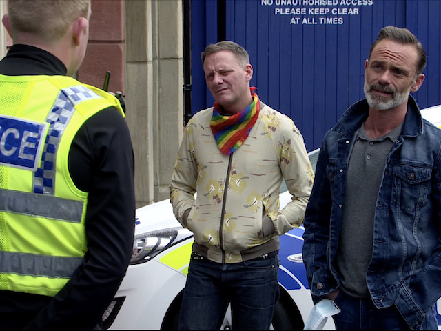 Billy and Sean on Coronation Street on August 24, 2020