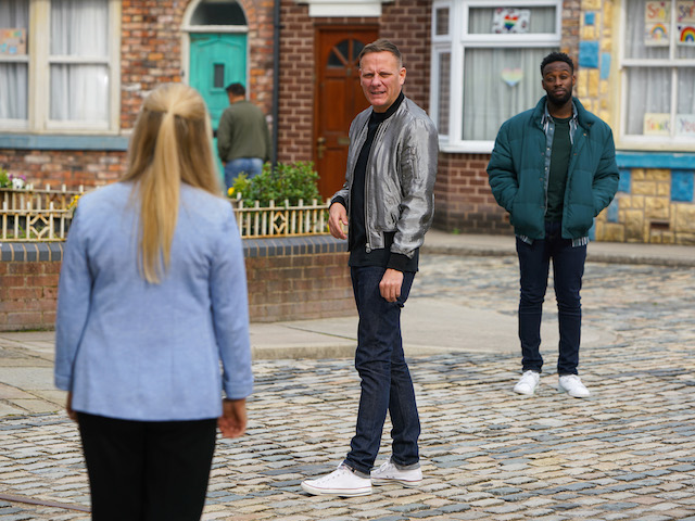 Sean and Michael on Coronation Street on November 9, 2020
