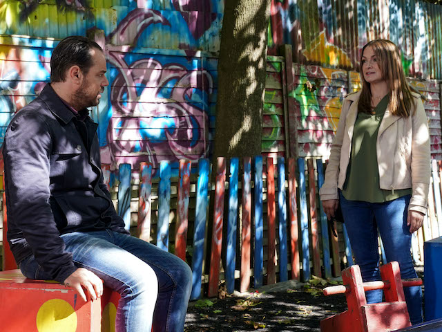 Mick and Katy on EastEnders on November 9, 2020