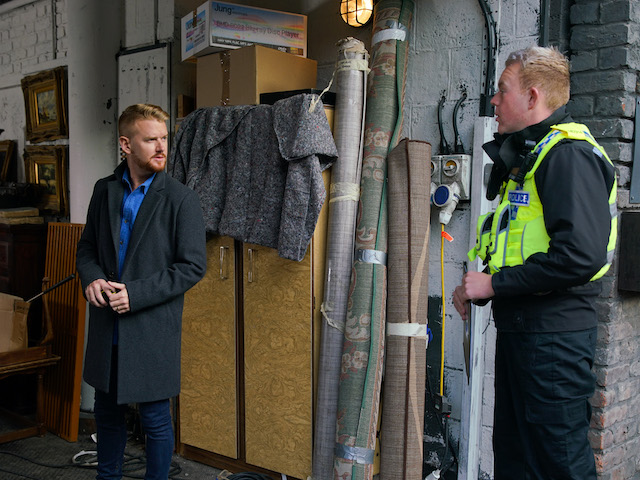Craig and Gary on Coronation Street on November 16, 2020