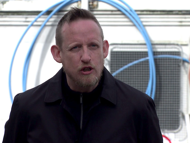 Mick on Coronation Street on October 9, 2020