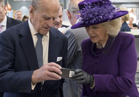 Prince Philip and Camilla, Duchess of Cornwall, pictured on October 27, 2016