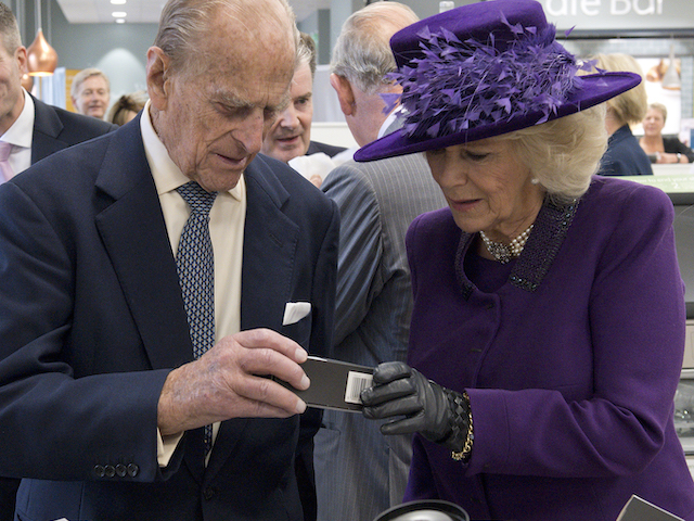 Prince Philip and Camilla, Duchess of Cornwall, pictured on October 27, 2016