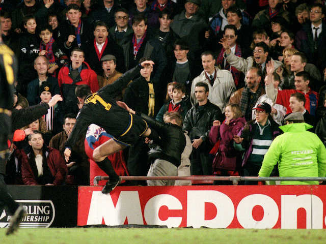 Eric Cantona for Manchester United on January 25, 1995