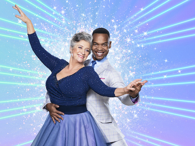 Caroline Quentin and Johannes Radebe for Strictly Come Dancing
