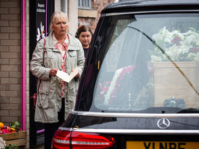 George, Eileen and Mary on Coronation Street on October 14, 2020